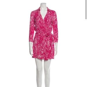 Diane Von Furstenberg Animal Pink jumpsuit